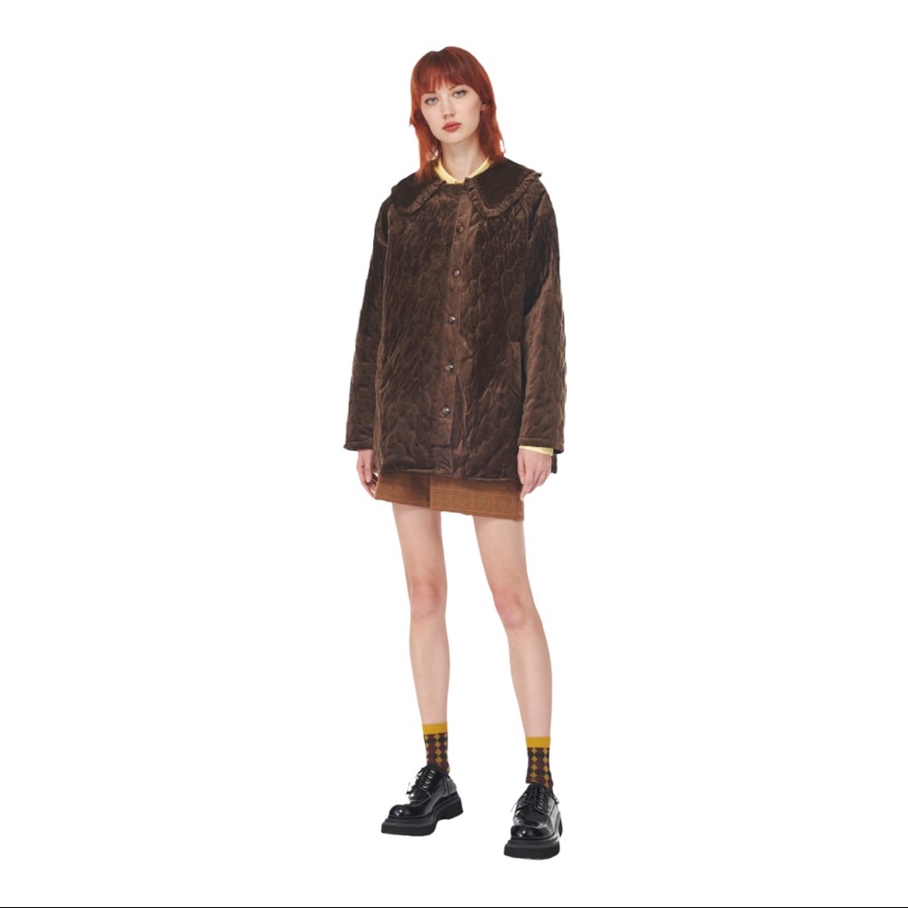 CIDER SOFT QUILTED COLLARED JACKET   Size L